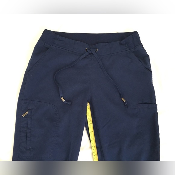 Greys anatomy indigo blue (navy) scrub pants, fit like XSP, #4277 - Picture 6 of 9